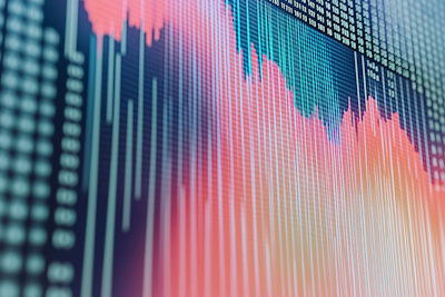 Gráfico de análisis de tendencias del mercado financiero